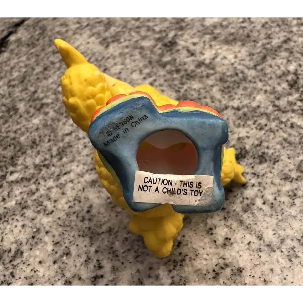 VINTAGE 1993 Sesame Street/Enesco BIG BIRD & ELMO Ceramic Figures/Figurines-READ